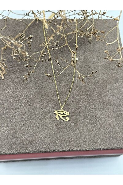 Tekin Gold Horusun Gözü Eye Of Horus Altın Kolye