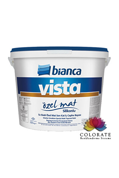 Bianca Vista Silikonlu Özel Mat 20 Kg İç Cephe Boyası - Parfüm Formüllü