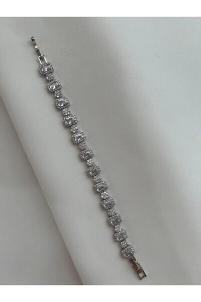 minnejewelry Vip Zircon Stone Bracelet - Silver Color Bracelet - Zircon Stone Bracelet