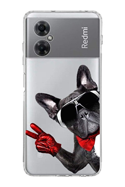 PrintiFy حافظة شفافة لحماية الكاميرا Dog 2 متوافقة مع هاتف Redmi Note 11