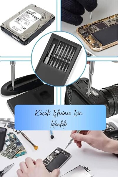 Speed Out 24 Parça Çelik Hassas Mıknatıslı Tornavida Seti Elektronikçi Saat Bilgisayar Tamir Tornavidası Set