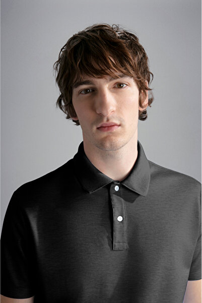 PAUL&SHARK MEN'S KNITTED POLOSHIRT C.WCOTTON