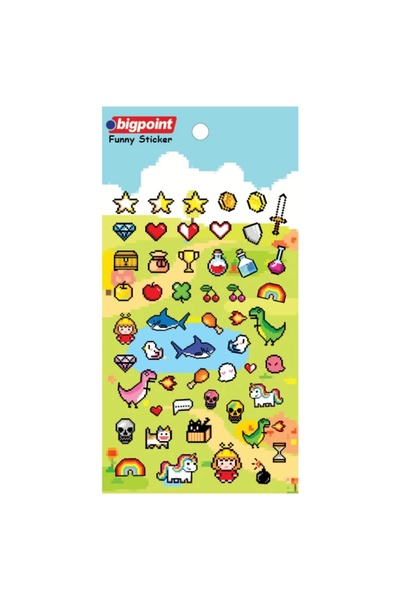 Bigpoint Sticker Piksel Macera