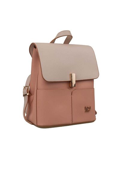 Levidor Women's Small Size Powder Colored Backpack