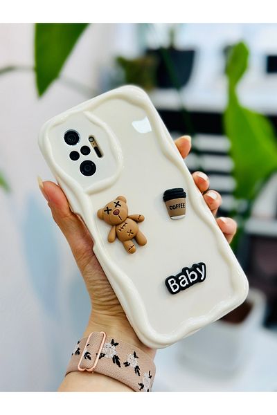 Go Aksesuar جراب سيليكون بتصميم لعبة ثلاثية الأبعاد متوافق مع هاتف Xiaomi Note 10 Pro