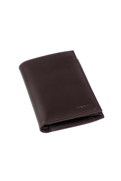 Verka Hakiki Deri Dikey Erkek Kağıt Para Bölmeli Kartlık Bölmeli ve Bozuk Par...