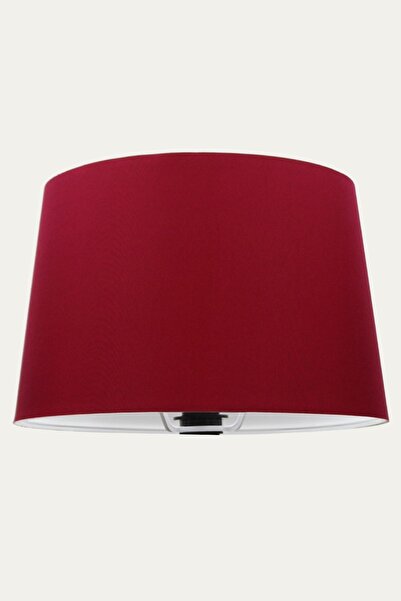 MODA35 Bordo Konik Başlık Lambader Şapka Kumaş Çap 35 cm LB840