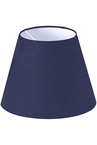 MODA35 Konik Lambader Başlığı Lacivert Kumaş Çap 35 cm LB812