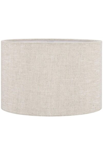 MODA35 Krem Lambader Başlığı Çap 30 cm Kumaş Silindir AB844