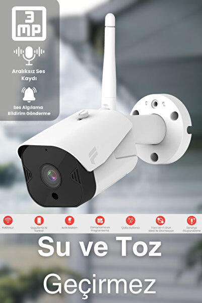 AlGeliyo Fonri Kayıt Cihazı Gerektirmeyen HD Kamera ip güvenlik Kamerası Bull...