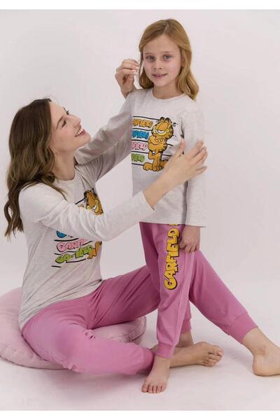 İpek Σετ πιτζάμες με μακρυμάνικο Garfield για κορίτσια