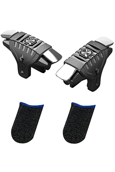 Jopus Pubg Tetik Aparatı Pubg Oyun Konsolu Ve Oyuncu Eldiveni Parmak Eldiven Siyah