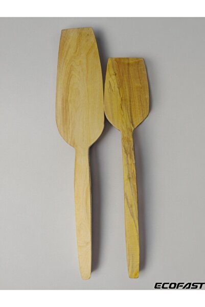 BiGift Ikili Şimşir Spatula Takımı, 2 Adet Hakiki Şimşir Spatula, Iki Farklı ...