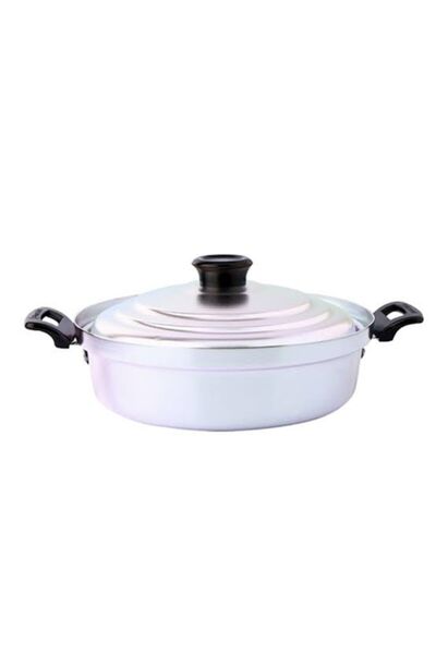 panayır 26 Cm Double Handle Aluminum Karnıyarık Pilaf Camping Frying Pot