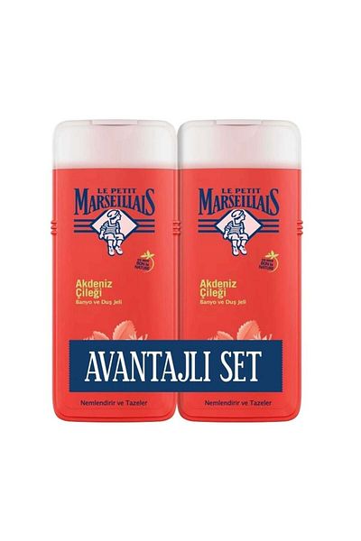 Le Petit Marseillais Le Petit Marseillais Strawberry - 2 Pack Shower Gel 400 ML