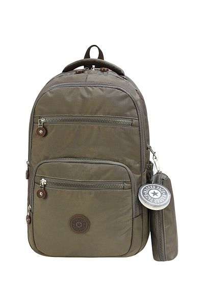 Esbuik New Season Crinkle Backpack with Laptop Compartment - 15,6-16,1 in, Multi-Compartment, Gift Pen Holder
