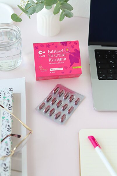 c-life C·Life Bitkisel Ekstrakt Karışım Kapsülde