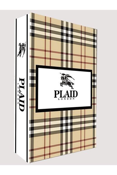 biseystore 1165 PLAID Decorative Book Box