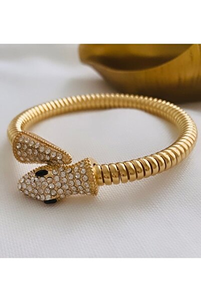 VNS Accessories سوار أصفاد على شكل ثعبان من سلسلة Vip بحجر الزركون