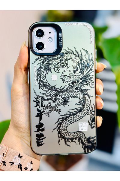 Go Aksesuar متوافق مع هاتف Iphone 11 (12 عرض) حافظة من السيليكون الكهربائي المعدني المطبوع بدون بصمات أصابع