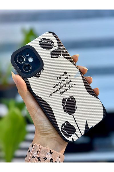 Go Aksesuar حافظة حماية للكاميرا من السيليكون الناعم بتصميم مطلي متوافق مع هاتف Iphone 11