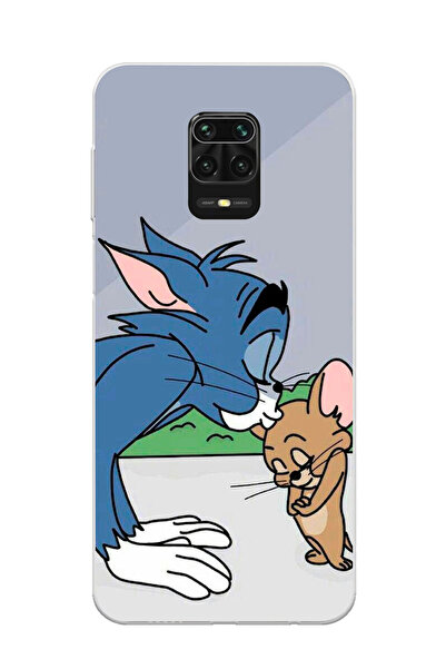 SUPER FRAME Xiaomi Redmi Note 9S - Redmi Note 9 PRO Uyumlu Tom ve Jerry Tasar...