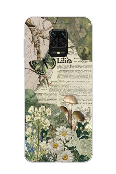 SUPER FRAME Xiaomi Redmi Note 9S - Redmi Note 9 PRO Uyumlu Kolaj Tasarımlı Şe...