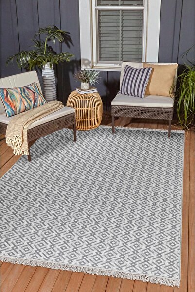 Valery Home Arya Vl Double Sided, Foldable, Washable, High Quality Cotton Living Room, Living Room, Balcony Rug