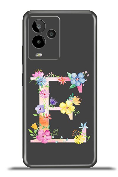 General Mobile GM 24 Pro Kapak HD Dizayn Silikon Kılıf Kamera Koruma Kişiye Özel Harf Kai - E Harfi