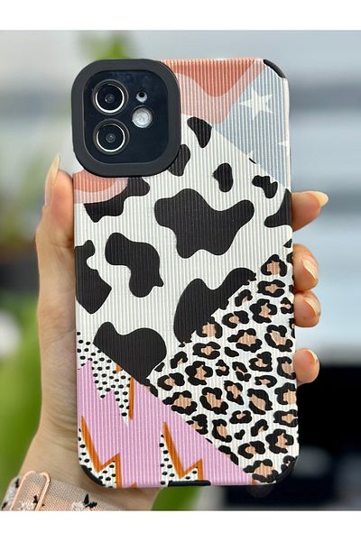 Go Aksesuar حافظة حماية للكاميرا من السيليكون الناعم بتصميم مطلي متوافق مع هاتف Iphone 11