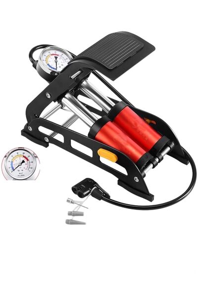 Genel Markalar 890P Çift Piston 160 Psi Bisiklet Motor Tekeri Şişme Havuz El ...