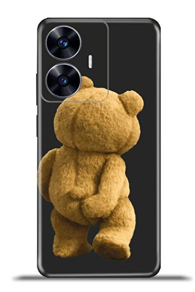 realme C55 Kapak HD Renkli Dizayn Silikon Kamera Korumalı Kılıf - Ted Funny