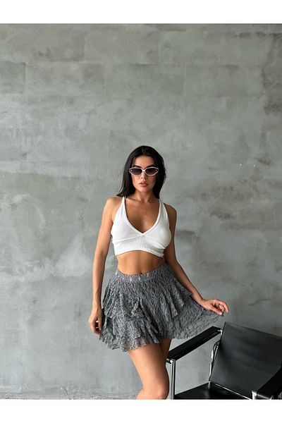 Friday Mood Gray Women Skirts Styles Prices Trendyol