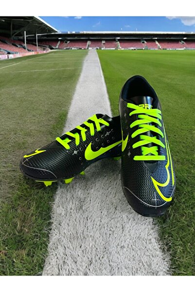 Sprit 001 Erkek Çocuk Krampon Futbol Ayakkabısı Siyah-Sarı