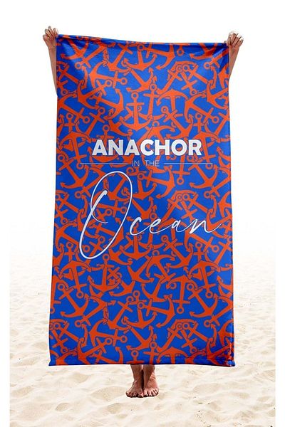 Miami Beach Digital Printed Beach Towel