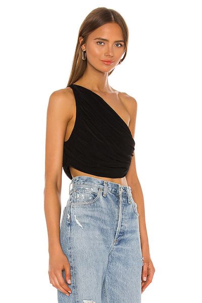 PERLAVİSTA Crop Top pentru femei adunate