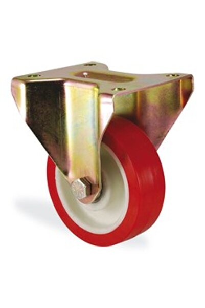 Kama Poliüretan Teker Polyamid Sanayi Tekerleği Sabit - 100 mm Çap