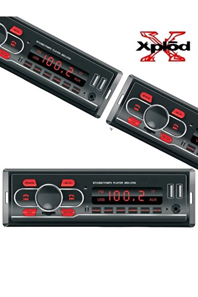 goldixpir 4x50 Bluetooth Oto Teyip Araba Teyibi  Bluetooth Usb Sd  İso Söket Teyp