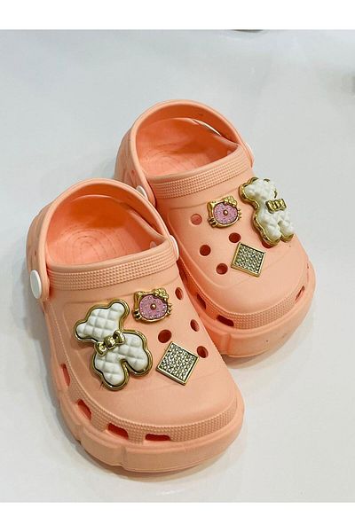 LİTTLE TORTOİSE High-Sole and Comfortable Children's Slippers - Non-Slip, for Beach and Pool