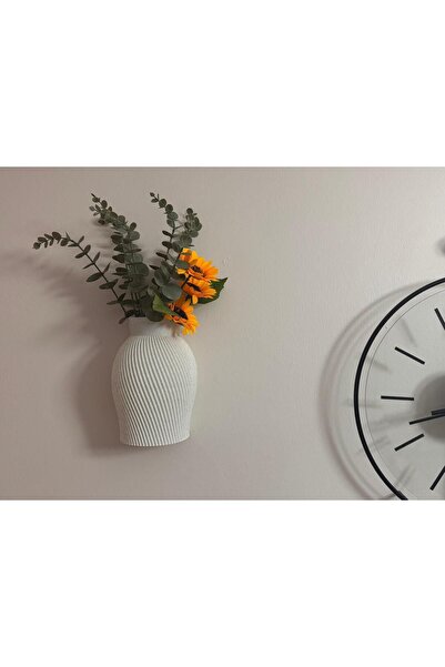 Limon 3D Desing Vasă modernă și elegantă pentru mărgele - Vasă durabilă din plastic cu aspect ceramic |   Salon