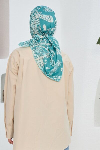 İpekhan Βαμβακερό Φουλάρι - Αυθεντικό Floral - Ihe003-10