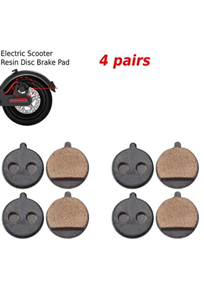 bisiklet dünyam Segway Ninebot F2 Scooter Uyumlu Fren Balatası [4çift] - M06-2