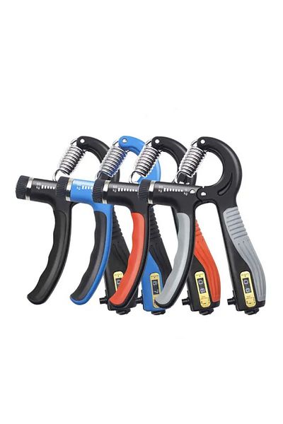 Jawline 5-60 kg Hand Spring Exerciser - Wrist and Arm Strengthener with Counter, 1 Piece (Jimlastic)