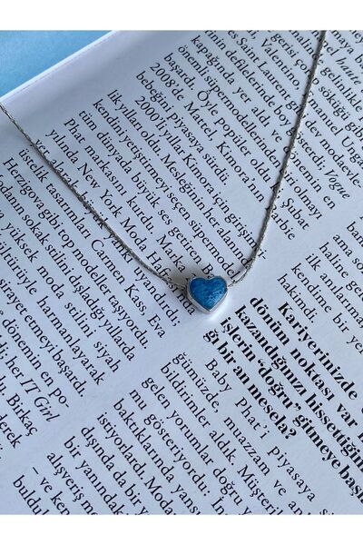 Fiamoss Kadın Sedefli Minimal Kalp Kolye