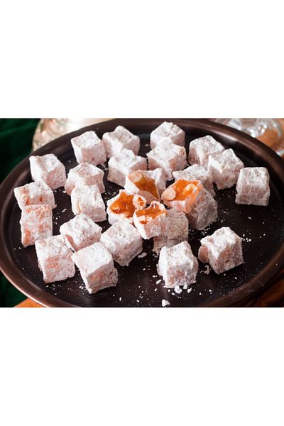 Çerez Pazarı 600g Turkish Delight with Double Nuts - Vegan, Glucose Free, Gluten Free