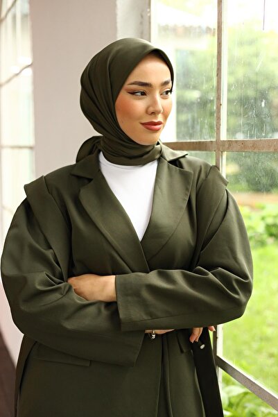 Silk Home Düz Twill Eşarp - Haki