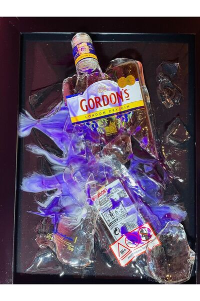 ArtisticDesigns GORDON'S KIRIK ŞİŞE SANATI EPOKSİ TABLO