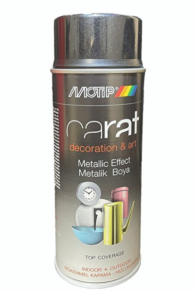 Motip Metalik Siyah Sprey Boya - 400 Ml