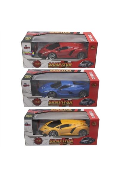 Vardem Erkek Çocuk Kırmızı Uzaktan Kumandalı Işıklı Şampiyon Araba