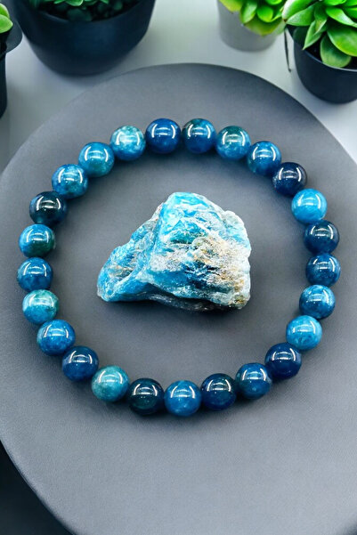 NBS Beautiful Naturel Stones أباتيت (مع حجر هدية) للجنسين تصميم أنيق سوار من ...